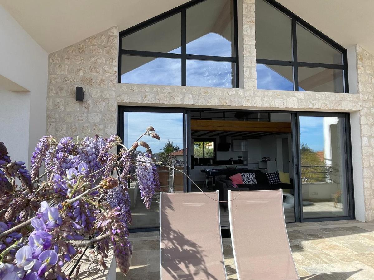Sublime Haut De Villa Apercu Mer /Hippodrome / Cagnes-sur-Mer Eksteriør bilde
