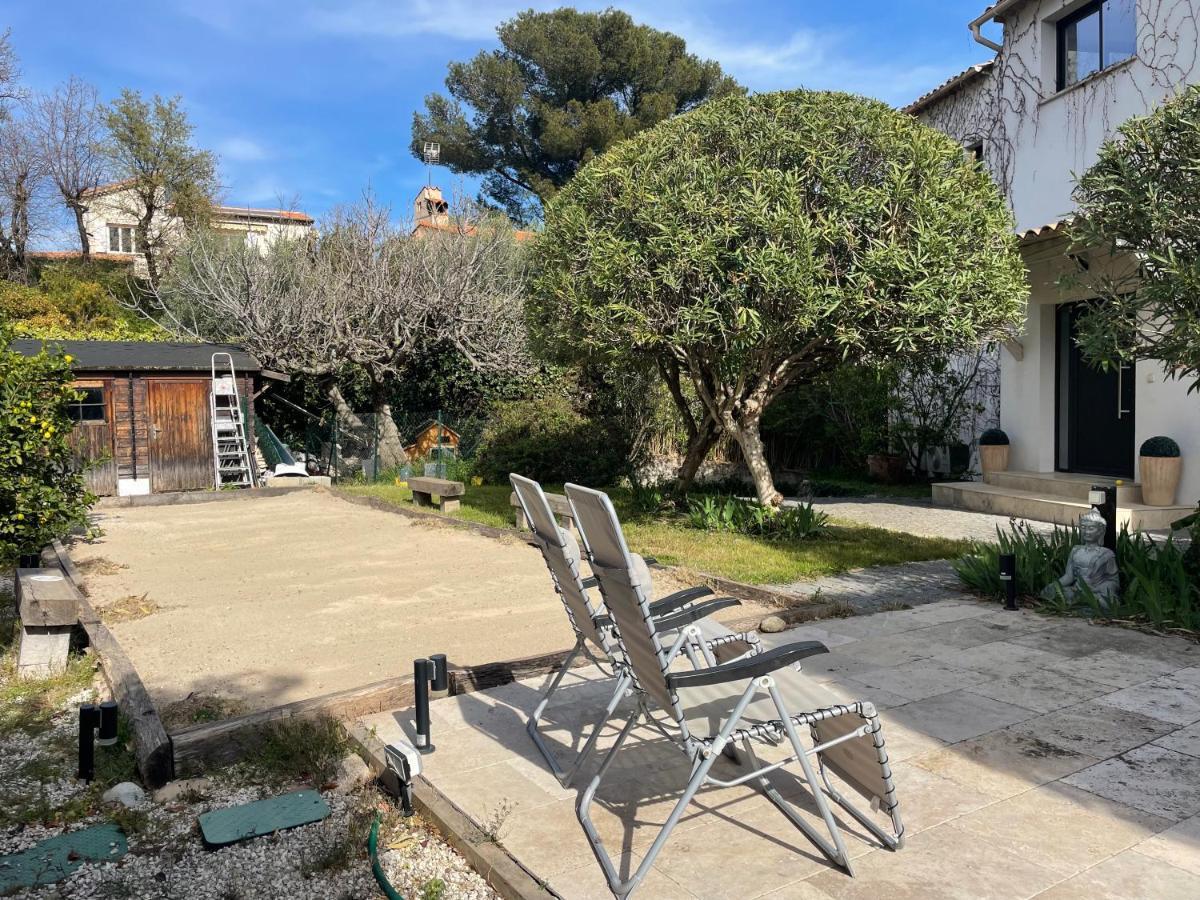 Sublime Haut De Villa Apercu Mer /Hippodrome / Cagnes-sur-Mer Eksteriør bilde