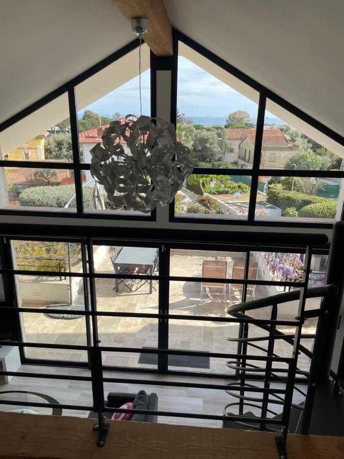 Sublime Haut De Villa Apercu Mer /Hippodrome / Cagnes-sur-Mer Eksteriør bilde