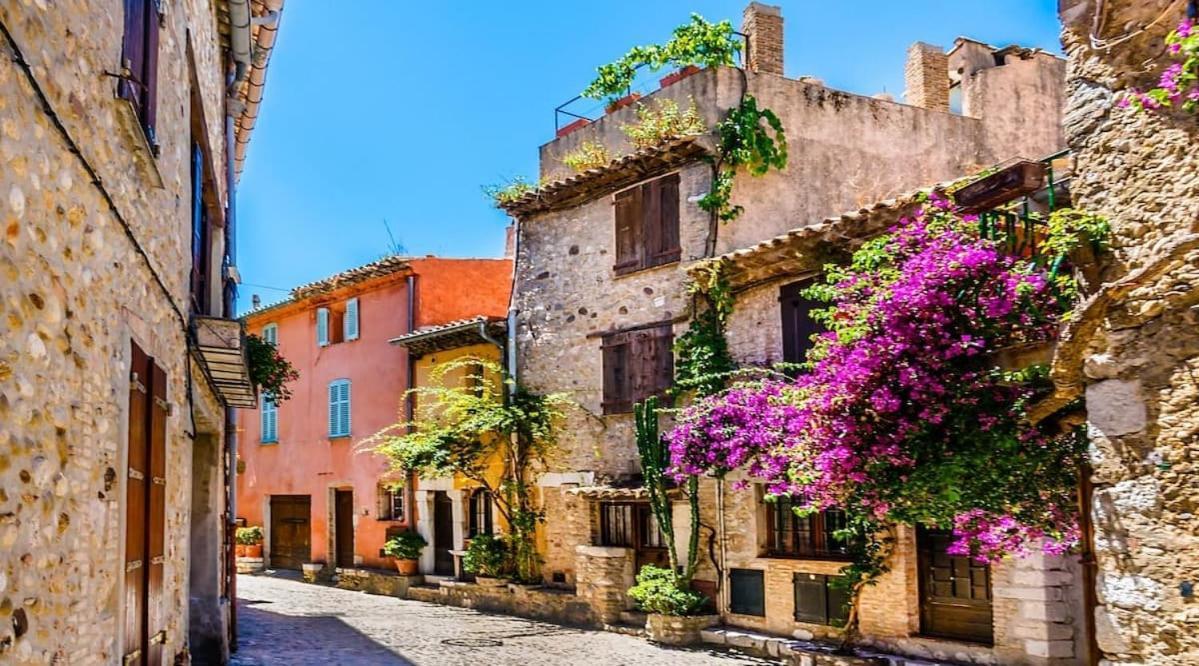 Sublime Haut De Villa Apercu Mer /Hippodrome / Cagnes-sur-Mer Eksteriør bilde